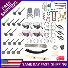 1.4L Engine Rebuild - Gasket Piston Bearing Timing Chain Set For Buick Chevrolet picture
