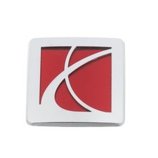 GENUINE GM Front SATURN Logo Emblem Red With Chrome Finish NEW OEM 22721230 picture