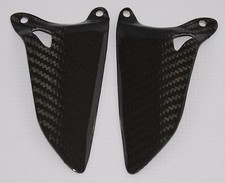 2007-2013 Ducati 848, 1098, 1198 Heel Plates - 100% Carbon Fiber picture