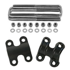 2PCS Leaf Spring Axle U-Bolt Plate and Ubolts For 1973 - 1987 Chevy GMC C30 K30 picture