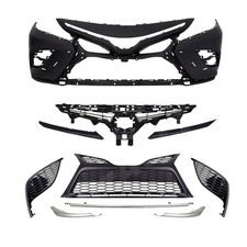 Fits 2021 2022 2023 Toyota Camry SE XSE Front Bumper Cover Grille Complete Kit picture