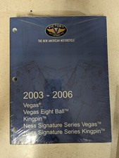 03-06Victory Vegas Eight Ball Kingpin Motorcycle Shop Service Repair Manual BNIP picture