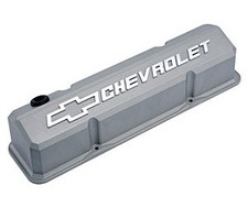Proform Die-Cast Slant-Edge Valve Covers for 1958-1986 Small Block Chevy with picture