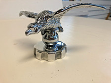 VINTAGE 20S 30'S VULTURE HOOD ORNAMENT RADIATOR CAP HEAVY QUALITY CAP picture
