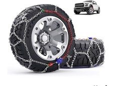 AUVEBY Pickup Truck and SUV Heavy Duty Snow Chains Set of 2 HYR-A 1 Min Install picture