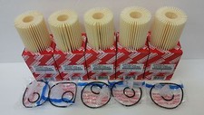 TOYOTA OEM FACTORY OIL FILTER SET OF 5 2009-2023 4RUNNER 4.0L V6 04152-YZZA5 picture