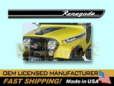 1972 1973 Jeep Renegade CJ5 Decals Stripes Graphics Kit 2-COLOR Hood & Cowl too picture