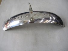 1971 Benelli 175 enduro wards INOX FRONT FENDER AND BRACE NICE picture