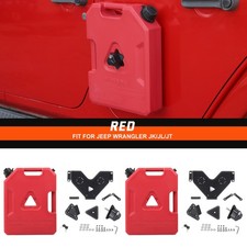 2X 2Gallon Can Emergency Backup Red Tank Fuel Gas Gasoline for Wrangler JK JL JT picture