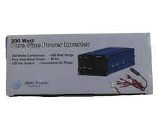 AIMS POWER PWRI30012S 300 WATT PURE SINE WAVE INVERTER 12V 120VAC Output picture