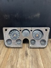 Used 1967-72 Chevy GMC C10 C20 C30 Instrument Gauge Cluster w/Oil Psi Temp Batt picture