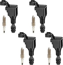 new 4 Ignition Coil & IRIDIUM Spark Plug for 07-14 Chevrolet Malibu 2.4L UF491 picture