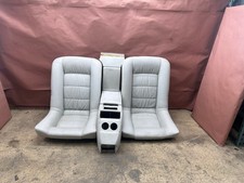 BMW E24 635CSI Rear Seat White Seats With Center Console Armrest OEM 124K Miles picture
