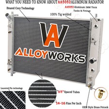 3 Row Aluminum Radiator for 2005-2013 12 Chevy Corvette C6 V8 Double Oil cooler picture