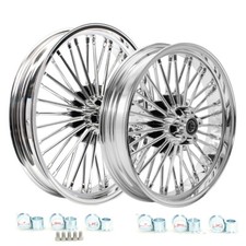 21x3.5 18x3.5 Fat Spoke Wheels Rims For Harley Softail Heritage Classic Custom picture