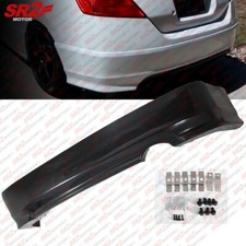 For 2006-2011 Honda Civic Coupe HFP Style Rear Body Bumper PU Lip Spoiler Kit picture
