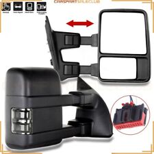 Pair Towing Mirrors Turn Signal For 2008-16 F250/F350/F450/F550 Super Duty picture