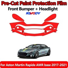  PreCut Front Bumper PPF Kit Film For Aston Martin Rapide AMR base 2017-2021 picture