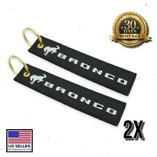2x Bronco Keychain for Ford Bronco, Black picture