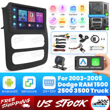 For 03-05 Dodge Ram 1500 2500 3500 Truck Car Stereo Radio Carplay Android 13 GPS picture
