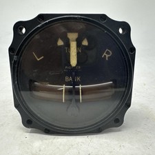 Vintage Bendix Pioneer Turn & Bank Indicator - Type 1700-1A-C1-32261 UNTESTED picture