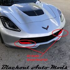 C7 Corvette Z06 Grand Sport 2015+ Front Grille Overlay Hood Vinyl Decal Set RED picture