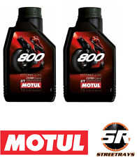 Motul 800 2T Factory Line Road Racing Synthetic 2-Stroke Oil 1 Liter 104041 Qty2 picture