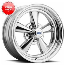 CRAGAR 61C S/S Rim 17X8 5X114.3 Offset -25 Chrome w/Alum Ctr (Quantity of 1) picture