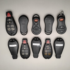 Lot Of 10 Dodge / Chrysler Smart Key Fob Remotes, Used As-Is Untested picture