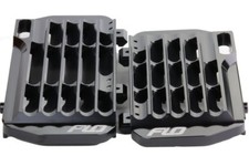 HONDA CRF250R / CRF450R & RX BLACK RADIATOR GUARDS / BRACE FLO MOTORSPORTS picture