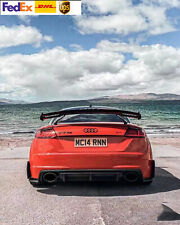 Fits Audi TT TTS TTRS Coupe 15-20 Real Carbon Fiber Rear Trunk Spoiler Wing Lip picture