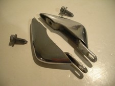 Orig OEM GM Pair (LH/RH) 1971-1973 Camaro Rear Bumperettes Bumper Guards w/Bolts picture