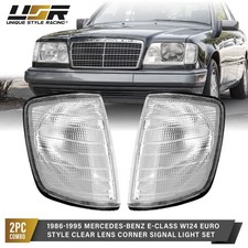 Depo Euro Style Clear Corner Signal Light For 86-95 Mercedes Benz W124 E Class picture