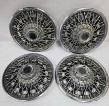 1972-80 Chevy GMC Camaro Monte Carlo 14inch Wire Wheel Hub Caps OEM GM picture