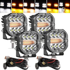 AUXBEAM 4X 3inch 180W LED Work Light Bar Offroad Driving Fog ATV UTV Trucks 4WD picture