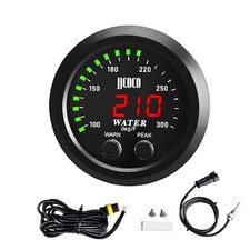 Universal 52mm Water Temperature Gauge with Alarm and 1/8 Npt Sensor Car Digital picture