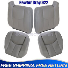 For 2003 2004 2005 2006 2007 GMC Sierra Work Truck Seat Cover Pewter Gray 922 picture