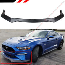 FOR 18-2022 MUSTANG GT ECOBOOST RT STYLE FRONT BUMPER CHIN LIP SPOILER SPLITTER picture