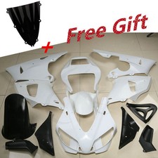 Unpainted White Fairing Bodywork Kit Fit For YAMAHA YZFR1 YZF-R1 1998-1999 98 99 picture