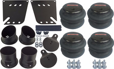 Front & Rear Air Ride Suspension Brackets & 4 2600 Bags For 1958-64 Chevy Impala picture