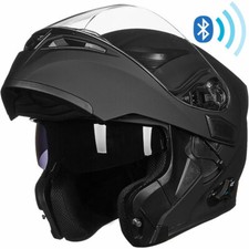 ILM Blue Tooth Motorcycle Helmet Flip up Modular Dual Visor Intercom FM DOT 902 picture