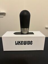 We Are Likewise Ghost Matte Black Delrin & Brushed Stainless Steel Shift Knob picture
