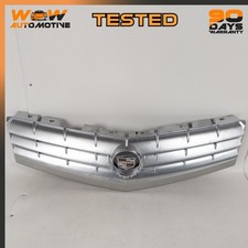 04-08 CADILLAC XLR FRONT UPPER BUMPER HOOD RADIATOR GRILLE ASSEMBLY SILVER OEM picture