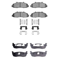 For Ford F-150 Heritage 04 R1 Concepts Ceramic Front & Rear Brake Pad Set picture