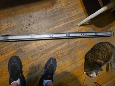 1967 68 69 Dodge Dart Trunk lid molding Oem Silver Black DODGE picture