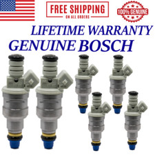 Set/6 OEM BOSCH Fuel Injectors For 1993-1997 Ford Ranger 3.0L V6 #0280150727 picture