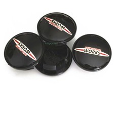 4x 54MM JCW Car Wheel Center Cap For MINI JOHN COOPER WORKS R56 F56 R53 F54 R59 picture