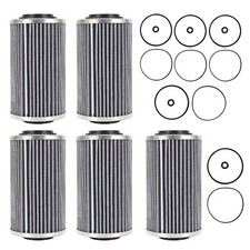 420956744 Oil Filter W/O-rings For Sea-Doo BRP 130hp 300hp GTI RXT RXP GTX 5Pcs picture