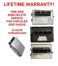 96-06 Chrysler Vehicles Security Skim Delete immobilizer OFF Service WARRANTY picture