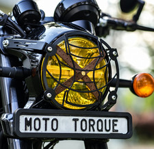 Fit for Royal Enfield Shotgun 650 Headlight Grill Black picture